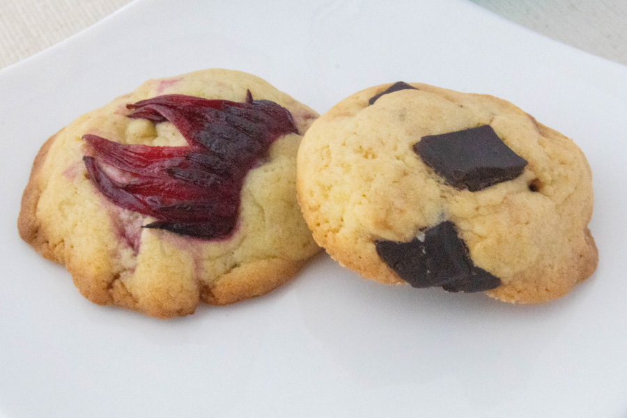 ローゼルとチョコのクッキー